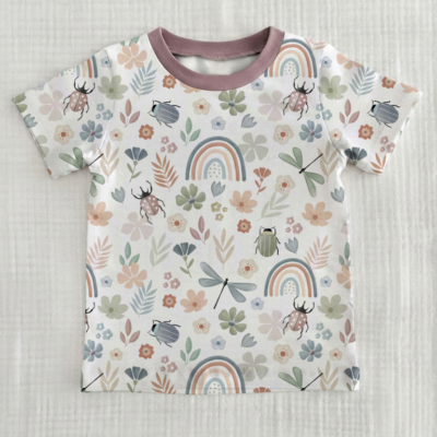 T-Shirt altrosa - Größe & Design wählbar