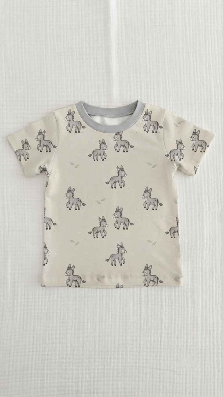 T-Shirt grau - Größe & Design wählbar – Bild 4