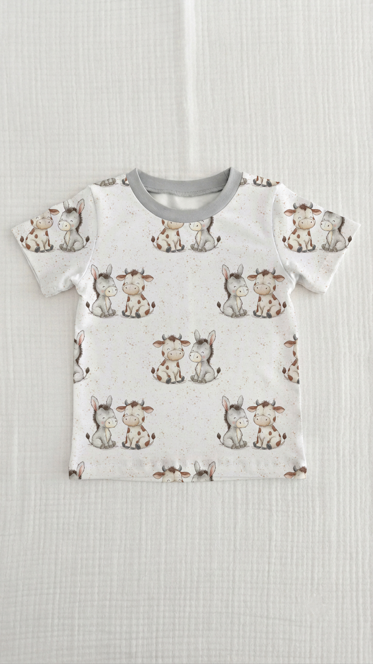 T-Shirt grau - Größe & Design wählbar – Bild 8