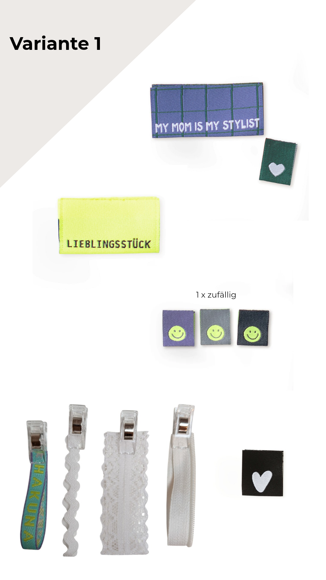 Schnullertuch beige - Design wählbar – personalisierbar – Bild 18