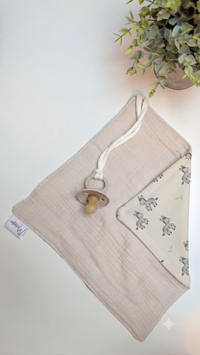 Schnullertuch beige - Design wählbar – personalisierbar – Bild 16