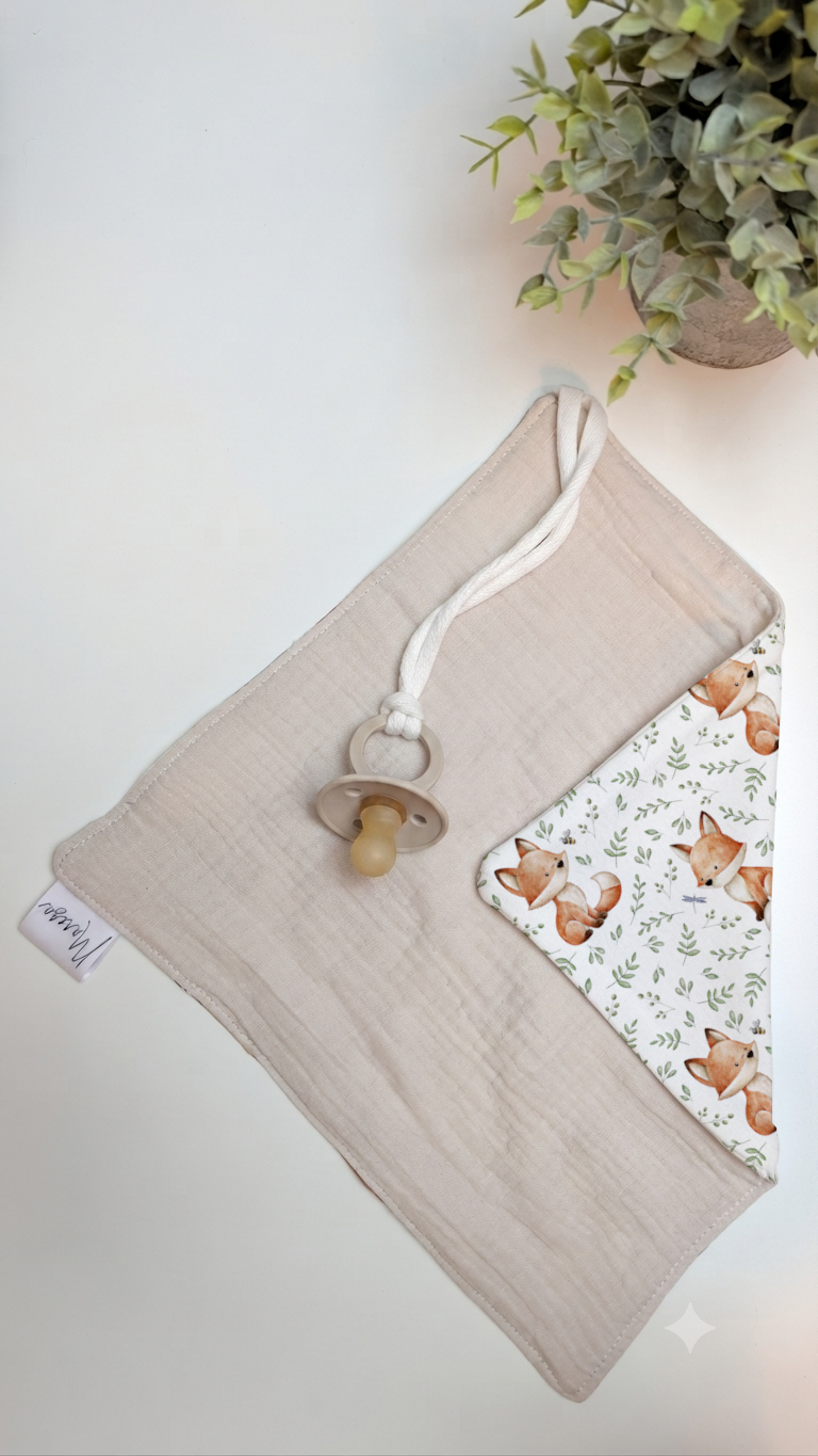 Schnullertuch beige - Design wählbar – personalisierbar – Bild 10