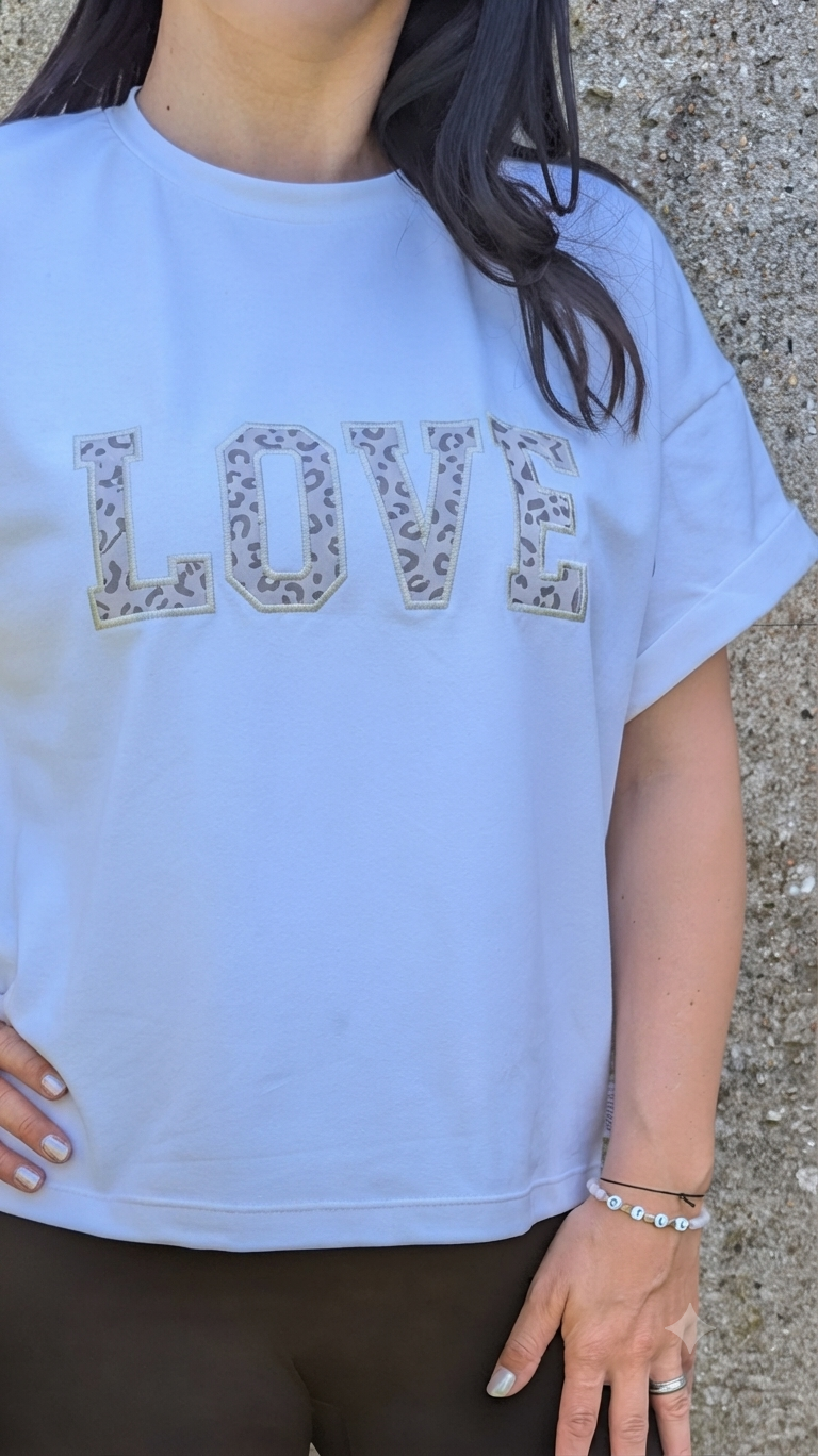 Damen Oversized T-Shirt "LOVE" (Gr. 34-52) – Bild 2